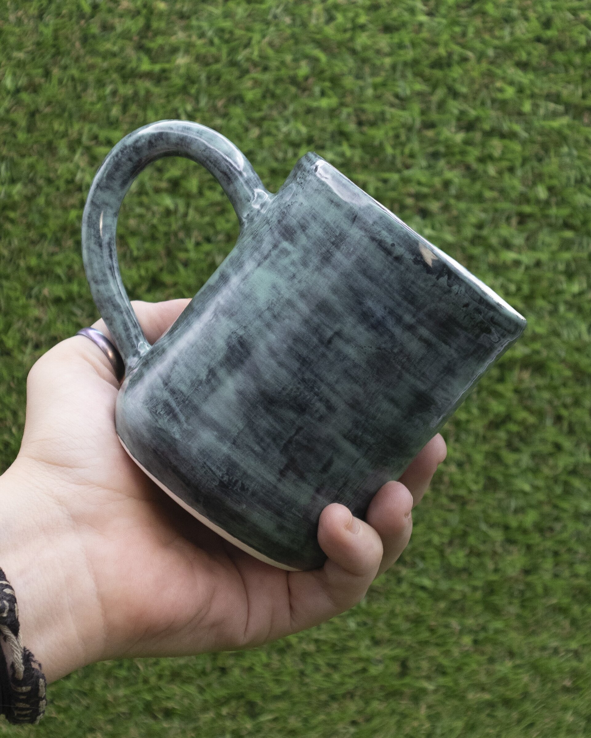 Tazas efecto marmoleado MENTA. - 6