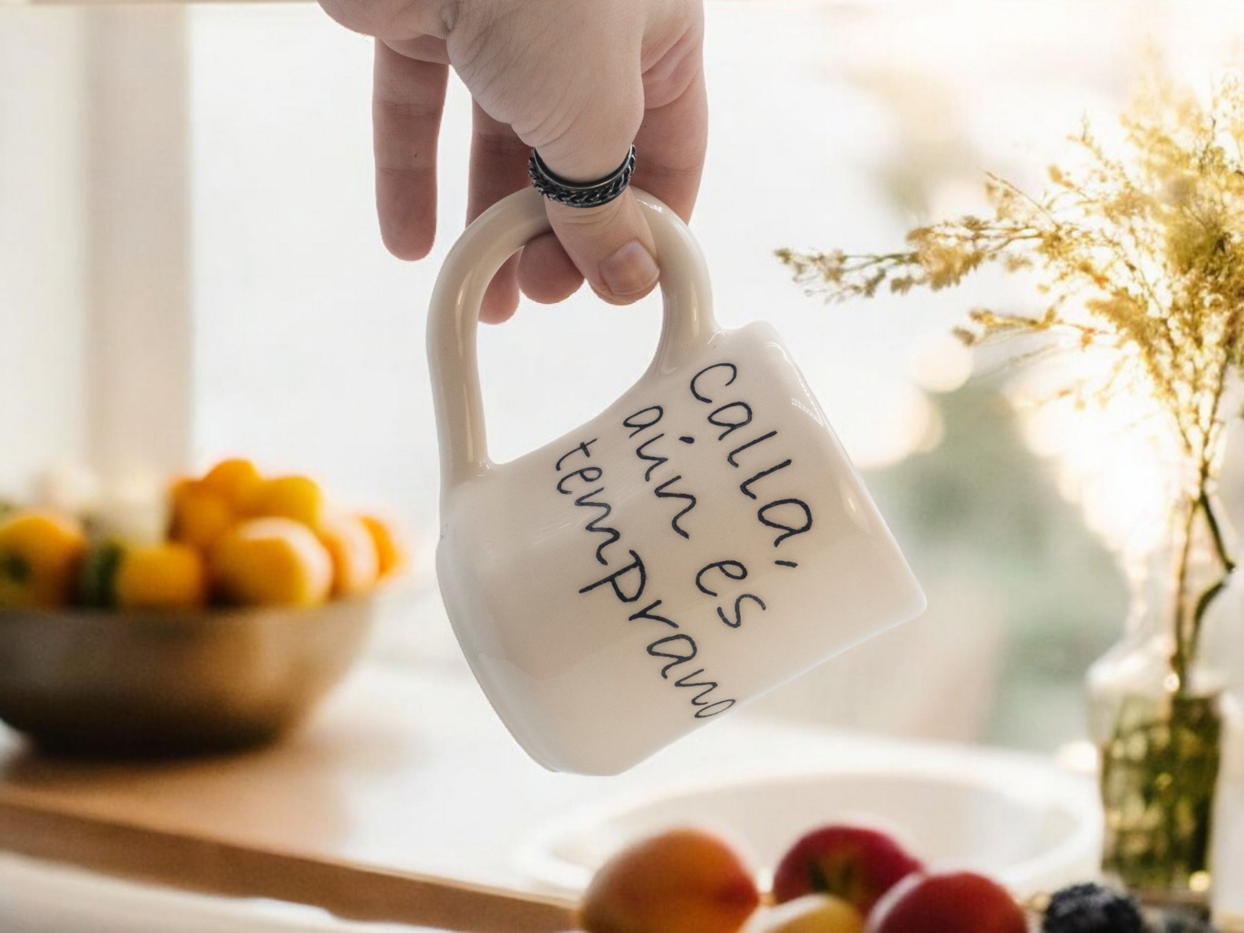 Taza "Calla, aun es temprano" - 2